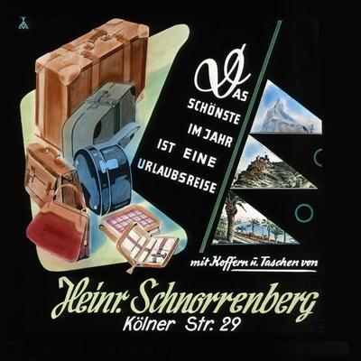 Koffer und Taschen von Heinr. Schnorrenberg